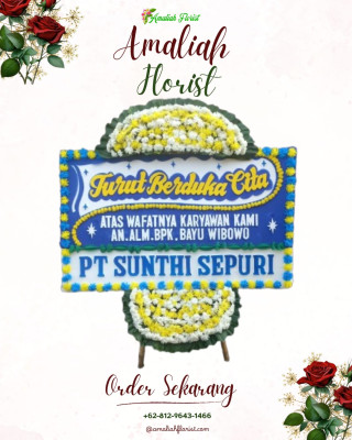Papan Bunga Duka di Kotamobagu Barat
