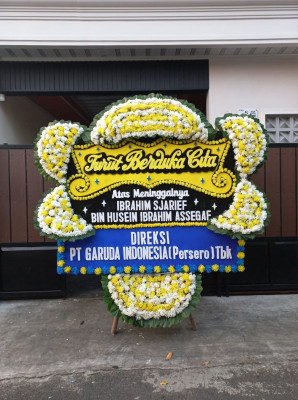 Papan Bunga Duka di Kotamobagu Barat
