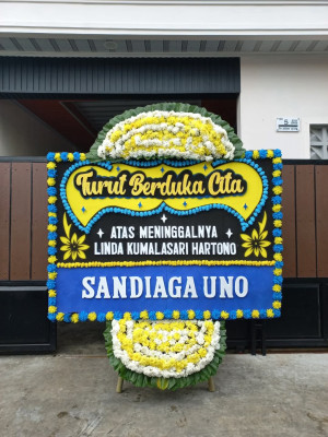Papan Bunga Duka di Kotamobagu Barat